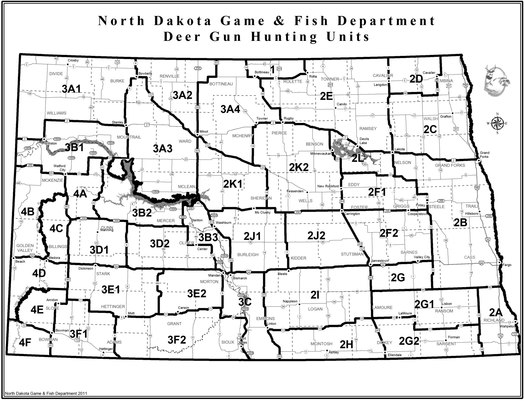 North Dakota Game and Fish completes deer lottery; more than 6,000 gun